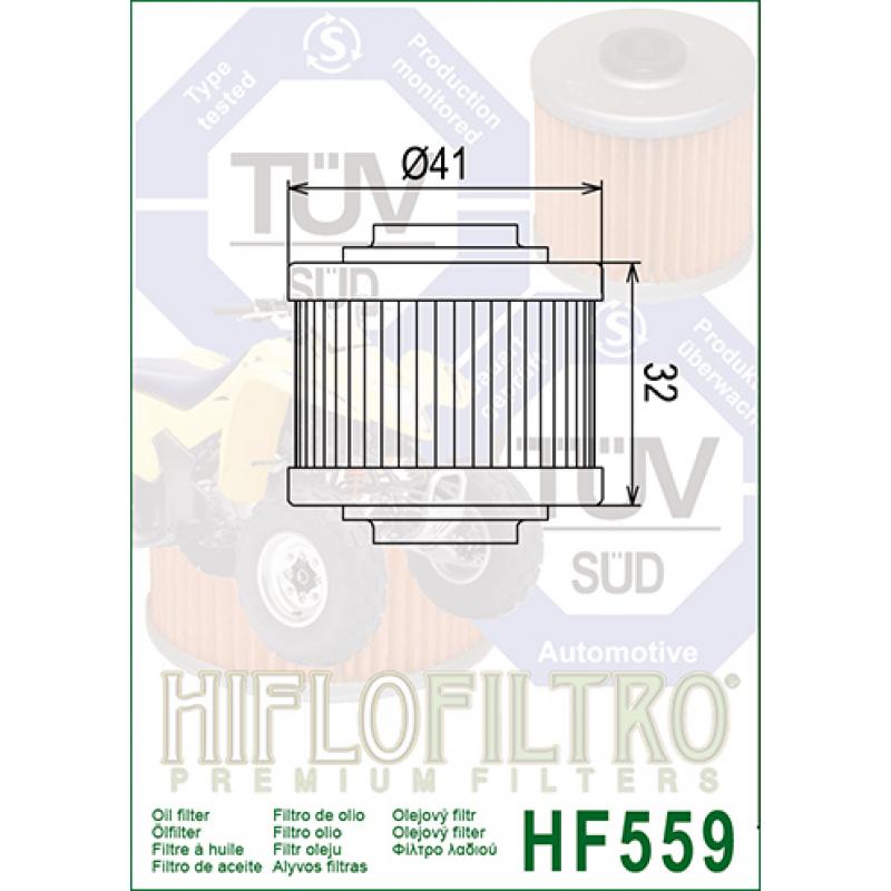 Фильтр масляный HIFLO HF559